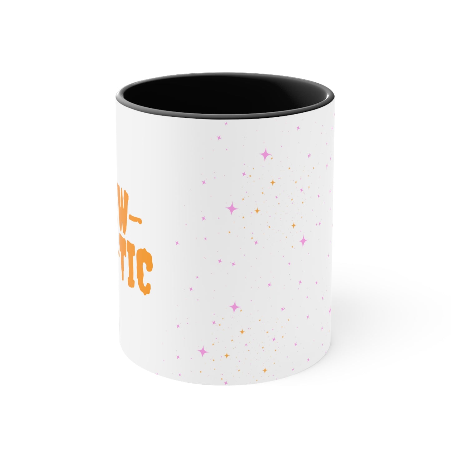 BREW-TAS-TIC Halloween theme Coffee Mug, 11oz with comfortable C-handle in eye-catching 2-tone color scheme