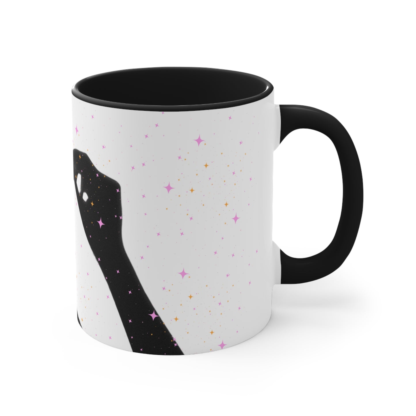 MAGIC BREW theme Halloween Coffee Mug, 11oz with comfortable C-handle in eye-catching 2-tone color scheme